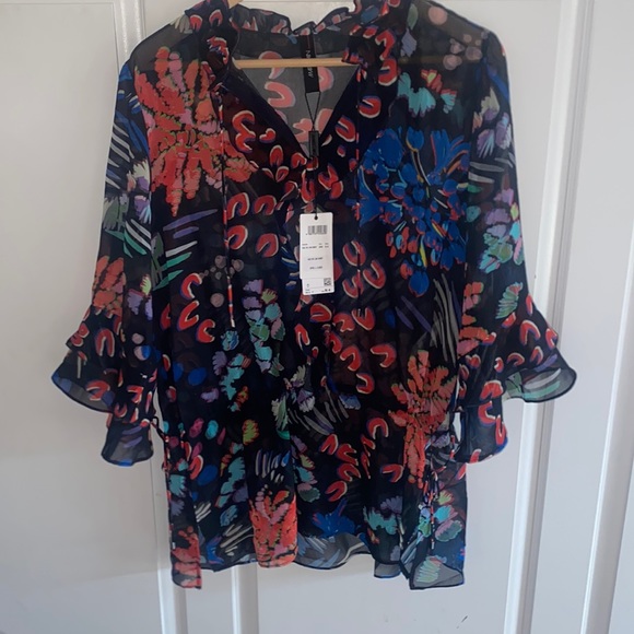 Marc Cain Collections Colourful Print Blouse VC 51.09 W41 COL 321